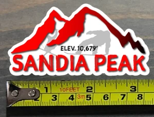 Sandia Peak Aufkleber Sticker 3,25" New Mexico Berg Taos Ski Snowboard Resort PO - Bild 1 von 1