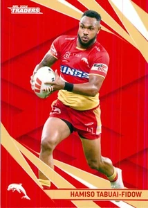 2024 Redcliffe Dolphins NRL TLA Traders Card - Hamiso Tabuai-Fidow - Picture 1 of 3