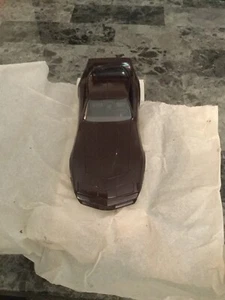 1982 Corvette Chevrolet Dealer Promo Plastic Toy Car Dark Claret - Picture 1 of 5