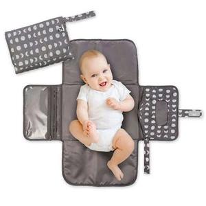 Tiny Twinkle - Mess-Proof Portable Nappy Changing Pad - Luna - Picture 1 of 6