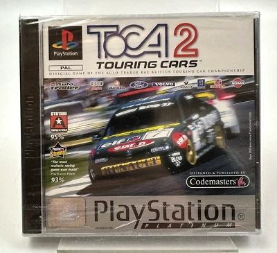 PS1 Toca 2 Touring Cars - Platinum, New And Factory Sealed - Image 1 of 4