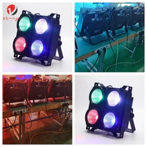 2pcs/4Eyes RGBW 400W COB Audience Light DMX Stage DJ LED Blinder Stage Par Light - Picture 1 of 11