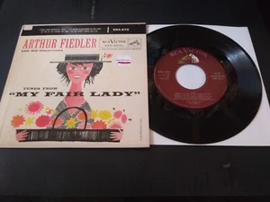 Arthur Fiedler My Fair Lady VG++ Original RCA EP 45RPM Record & Pic Sleeve 1956 - Imagen 1 de 5