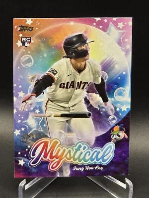 2024 Topps Update Jung Hoo Lee Rookie #MYS-19 Mystical Parallel Giants - Image 1 of 2