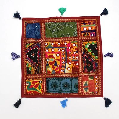 Traditional Patchwork Home Decor Vintage Pillow Shams Couch Cushion Cover Ve - Image 1 of 4