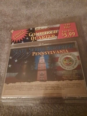 H.E. Harris Colorized Pennsylvania Quarter - Image 1 of 4