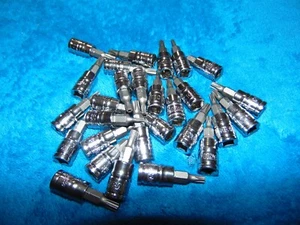 KOBALT 1/4" DRIVE TORX SOCKETS REGULAR & SECURITY- BRAND NEW YOUR CHOICE! - Picture 1 of 1