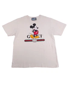 Gucci x Disney Beauty Regular 565806 Mickey Print Short Sleeve Shirt M Authentic - Picture 1 of 10