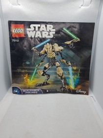 LEGO Set 75112 Star Wars: General Grievous Instruction Manual Book And 2 NewBags