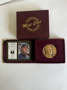 Highland Mint Ken Griffey Jr Bronze Magnum Medallion Ltd Edition 1/3000 with COA - Picture 1 of 4