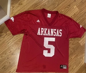 Adidas Arkansas Razorbacks Fußball Trikot #5 - wie besehen - Bild 1 von 9