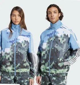 adidas Originals x Minecraft Track Top Jacket XS Nwt 100% Authentic - Picture 1 of 7