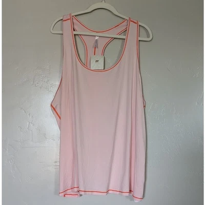 Fabletics Phoenix Lite Racerback Tank Soft Shell Orange Nectar 3X NWT Activewear - Image 1 of 4
