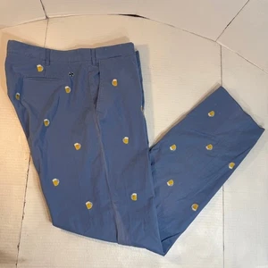 Hose Bierkrug Print Gr. 42 AOP Castaway Nantucket Chinohose Stickerei College - Bild 1 von 16