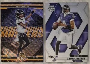 LAMAR JACKSON NARANJA MOSAICO PRIZM 2025 Mosaico Touchdown Masters #5, Base Libre #3 - Imagen 1 de 4