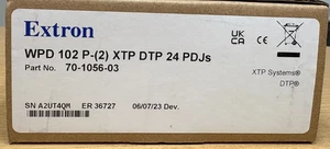 Extron WPD 102 P-(2) XTP DTP 24 PDJs (P/N: 70-1056-03) - Picture 1 of 2