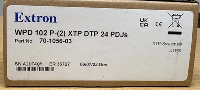 Extron WPD 102 P-(2) XTP DTP 24 PDJs (P/N: 70-1056-03) - Image 1 of 2