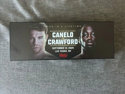Canelo vs Crawford Mini The Ring Magazine Boxing Title Belt 21/250 - Image 1 of 4