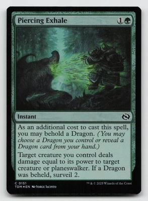 Piercing Exhale C Tarkir: Dragonstorm 151 NM - Image 1 of 2