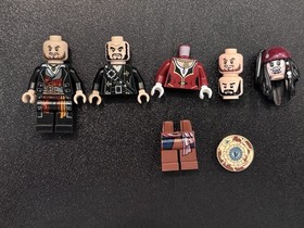 LEGO Pirates of the Caribbean Hector Barbossa & Elizabeth Swann Minifigure Lot
