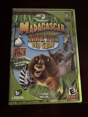 Madagascar Animal Trivia Game 1-4 Players Used - Image 1 of 2