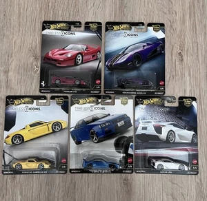Hot Wheels 2025 Premium Car Culture Timeless Icons 🙌Set of 5 🙌In Hand🙌 - Picture 1 of 2