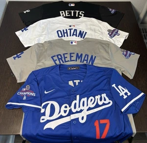Ohtani/Betts/Freeman World Series Los Angeles Dodgers Jerseys! Ships fast! - Picture 1 of 24