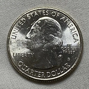 2020 D Tallgrass Prairie America The Beautiful Quarter Struck Through Grease (B) - Picture 1 of 6