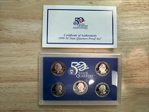 1999 US Mint Proof Quarter Set - Picture 1 of 4