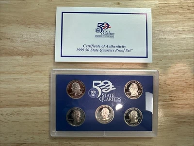 1999 US Mint Proof Quarter Set - Image 1 of 4