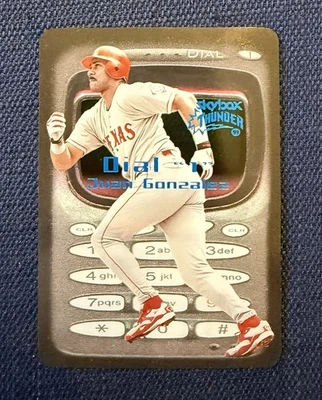 1999 Skybox Thunder DIAL 1 ONE #2 Juan Gonzalez RARE ACETATE CASE HIT 1:288 - Image 1 of 2