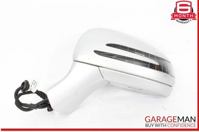 Серебристое зеркало заднего вида для передней левой двери 12–16 Mercedes R172 SLK250 SLK350 - Изображение 1 из 4