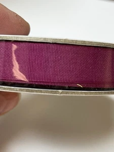 NEW Stampin Up Berry Burst Finely Woven Ribbon 10 Yards 1/2” Wide #7002 - Picture 1 of 3