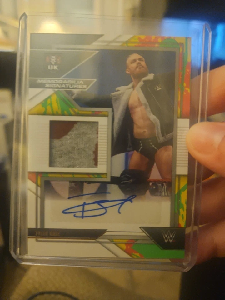 2022 Panini WWE NXT - Nxt Memorabilia Signatures Auto Tyler Bate  #13/25 Tie Dye - Image 1 of 1