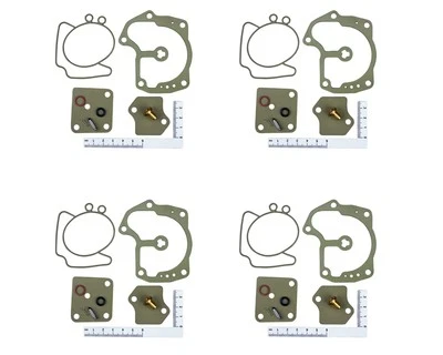 Johnson Evinrude 4-PACK Carburetor Repair Kit 439078 439079 18-7248 - Image 1 of 4