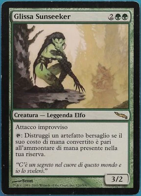 Glissa Sunseeker Mirrodin (ITALIAN) PLD Green Rare CARD (371159) ABUGames - Image 1 of 2