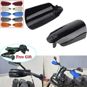 Handguards Hand Guards Wind Deflector Kit For Softail Deluxe FLSTN Standard FXST - Picture 1 of 18