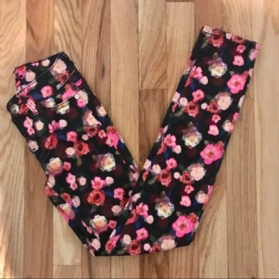 JUSTICE | цветочный супер узкие джинсы 10с - Изображение 1 из 4