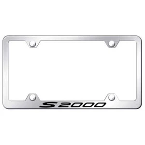 Stainless Steel Wide Body License Plate Frame for Honda S2000 - Picture 1 of 3