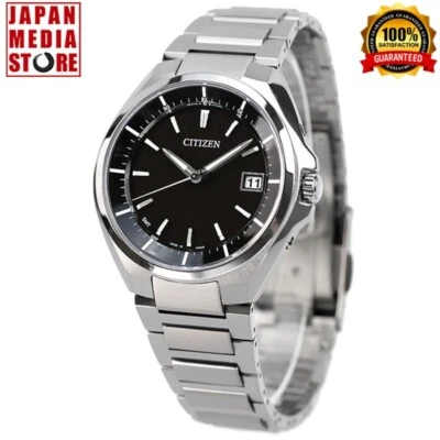 Citizen Attesa CB3010-57E Eco-Drive schwarzes Zifferblatt Titan Herrenuhr her... - Bild 1 von 4