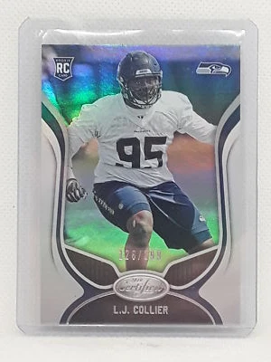 L.J. Collier 2019 Panini Certified - Mirror (128/299) - Seattle Seahawks - Image 1 of 2