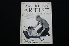 1941 JANUARY AMERICAN ARTIST MAGAZINE - ELIOT O'HARA COVER - SP 4183D