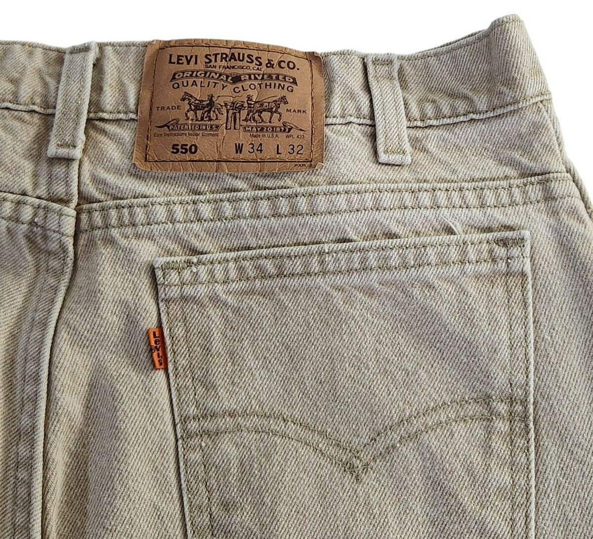 Levi's 550 Beige Jeans for Men for sale | eBay Levi's 550 Beige Jeans for Men for sale | eBay