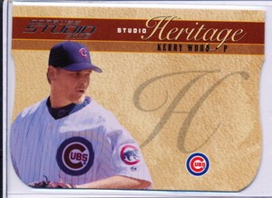 2005 DONRUSS STUDIO HERITAGE DIE-CUT #SH-10 KERRY WOOD 175/200 - CHICAGO CUBS