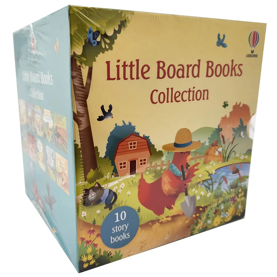 NEW Usborne Little Board Books Collection 10 Book Set Early Readers Kids Stories - Image 1 of 1