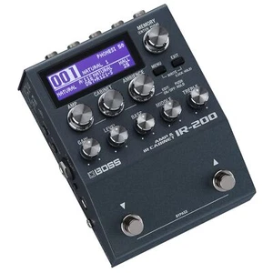 Boss IR-200 AMP & IR CABINET PROCESSOR for Pedalboards Classic Style Black NEW - Picture 1 of 3
