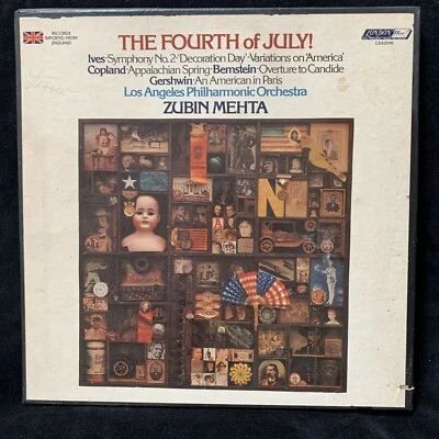 LONDON CSA 2246 - IVES, COPLAND, BERNSTEIN, GERSHWIN - Mehta - ST 2LP BOX - Image 1 of 4