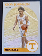 Keon Johnson 2021 Panini Chronicles Draft Picks Hoops Retro Pink #56 Rookie RC