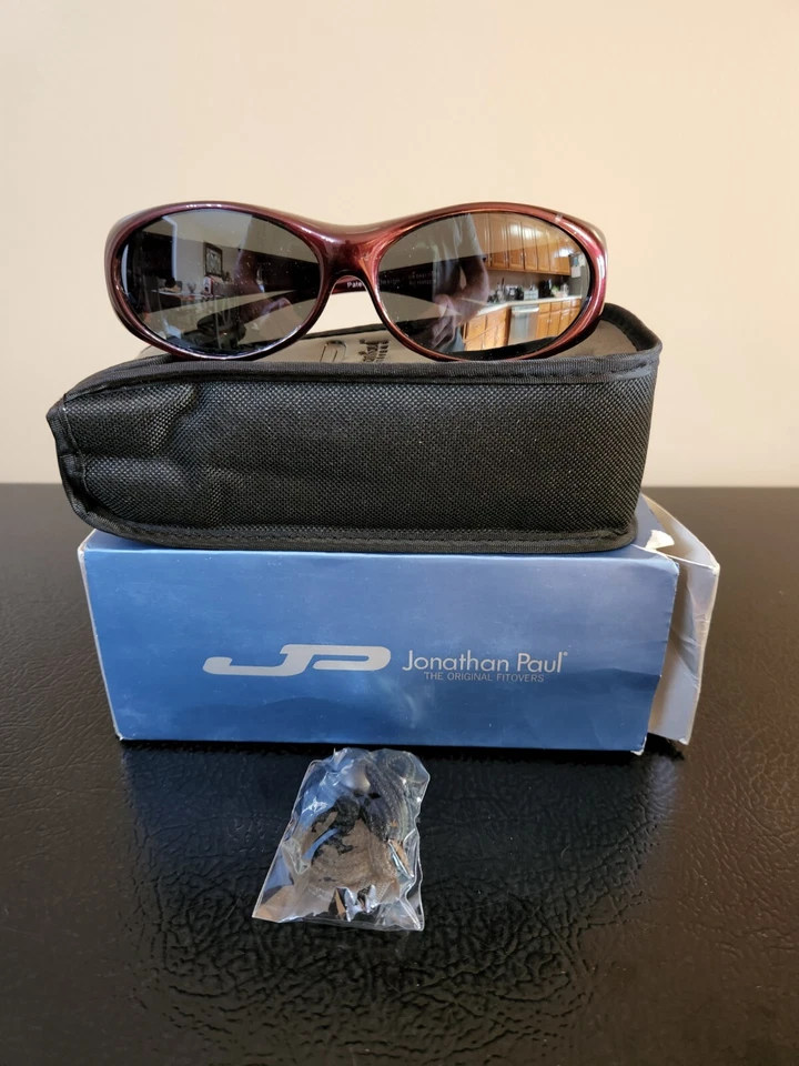 Jonathan Paul Aurora Ar003s Claret Small Fitovers Polarized Sunglasses 60mm