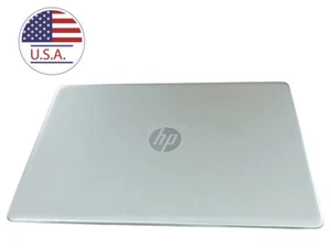 For HP 15-da0032wm 15-da0033wm 15-da0053wm 15-da0073wm LCD Back Cover Top silver - Picture 1 of 6